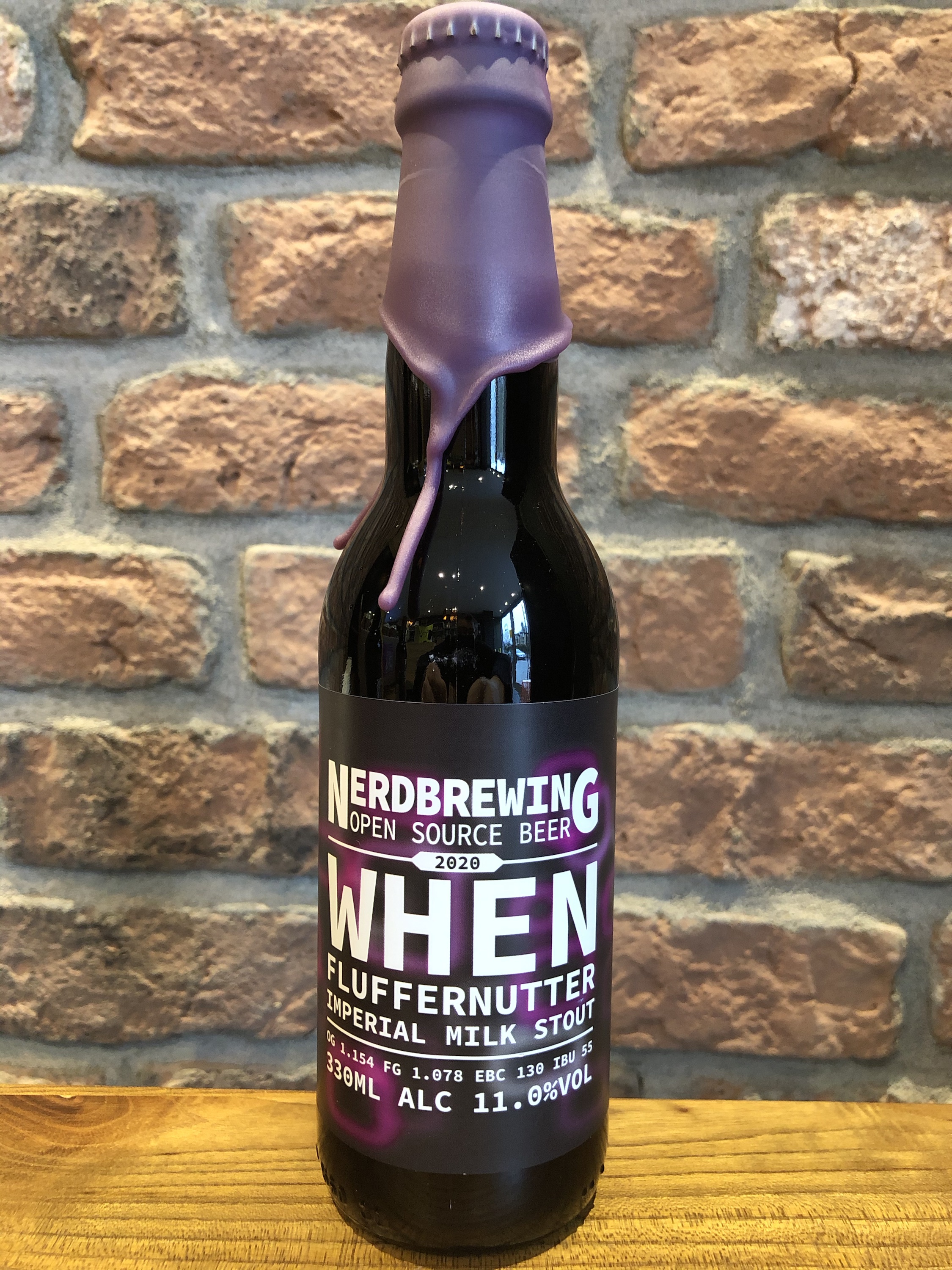 When Fluffernutter Imperial Milk Stout - Nerd Brewing