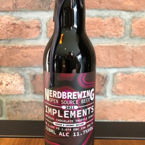 Implements Imperial Chocolate Truffle Stout - Coffee & Coconut Edition (2021) - Nerd Brewing