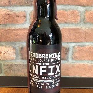 Infix Imperial Milk Stout - Hazelnut Macchiato Edition (2021) - Nerd Brewing