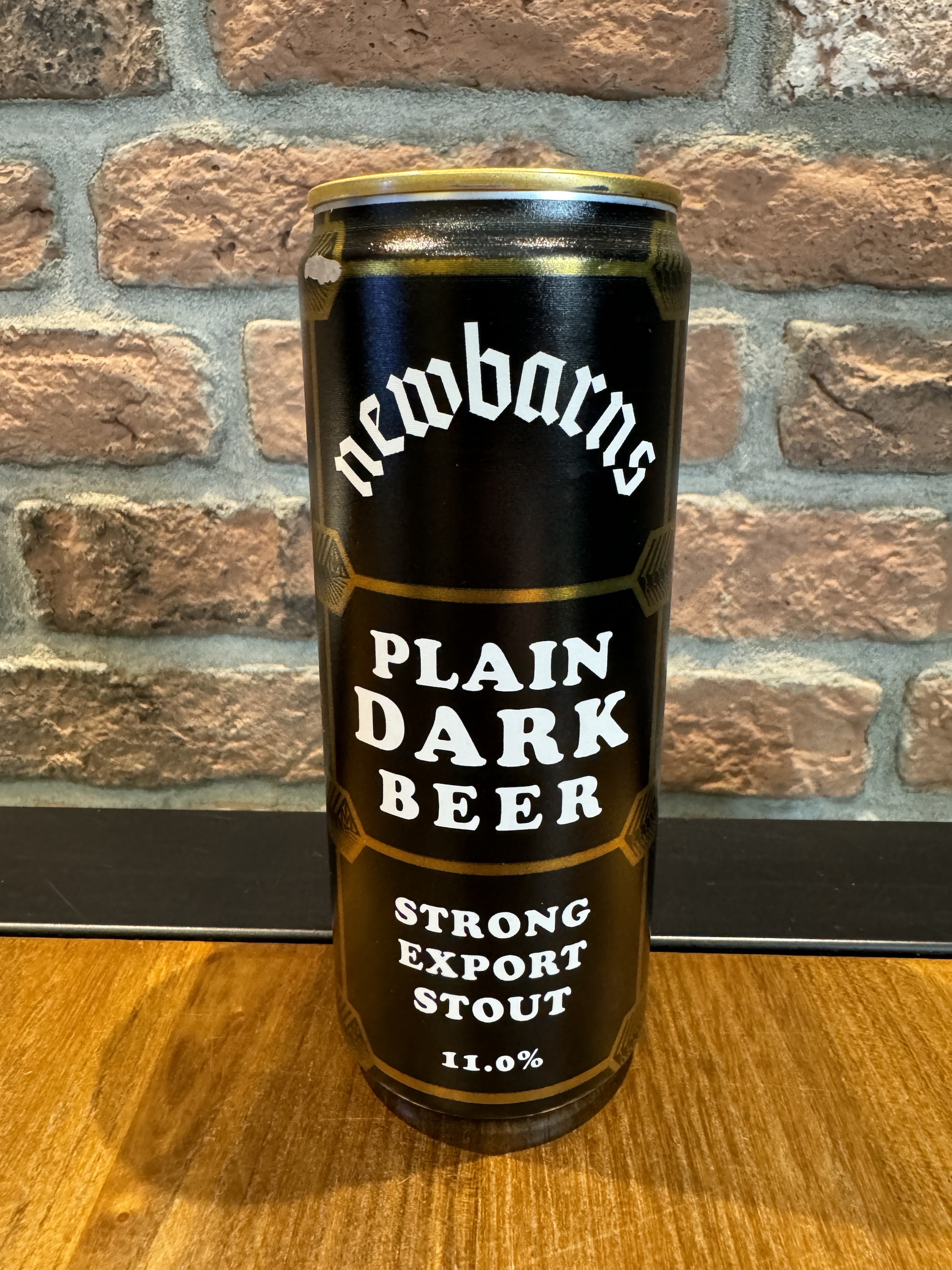 Plain Dark Beer - Newbarns Brewery