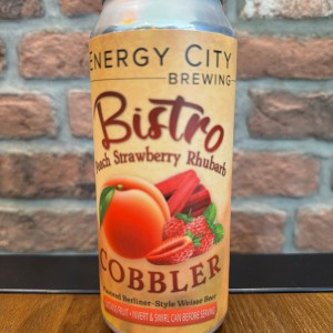 Bistro Peach Strawberry Rhubarb Cobbler - Energy City Brewing