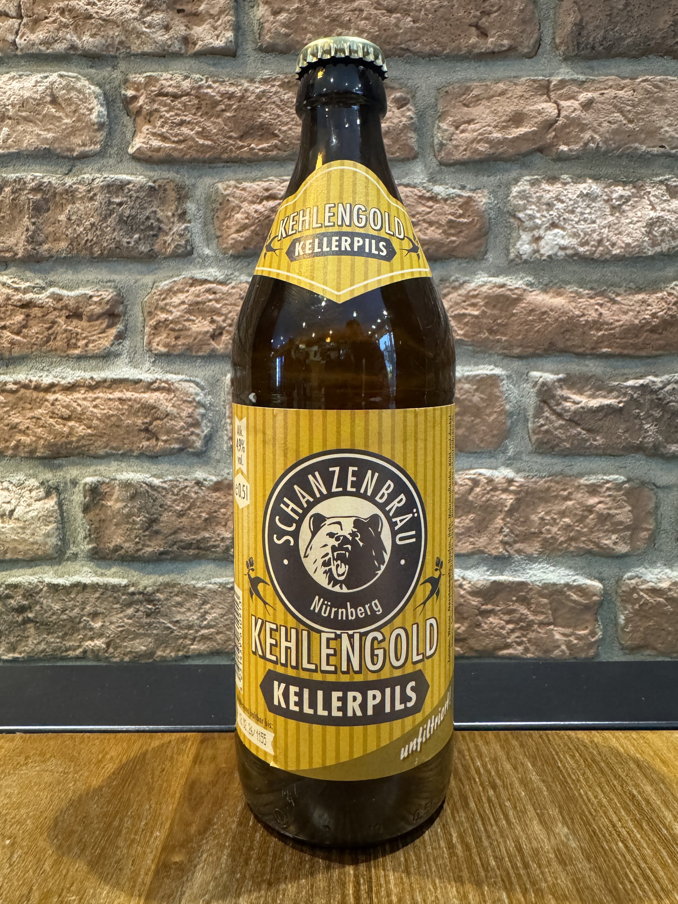 Kehlengold (Kellerpils) - Brauerei Schanzenbräu